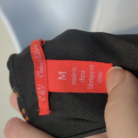 Chelsea & Violet black multicolor floral flutter sleeve cut out maxi jumpsuit - Picture 5 of 10